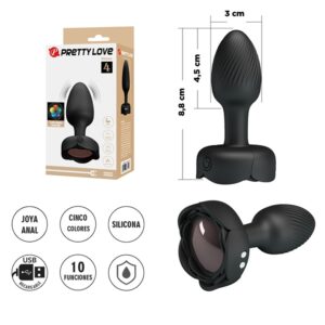 Plug Anal con Luces LED